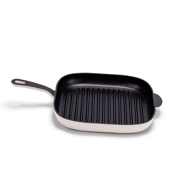 12-Inch Premium Enameled Cast Iron Grill Pan - Buchymix UK
