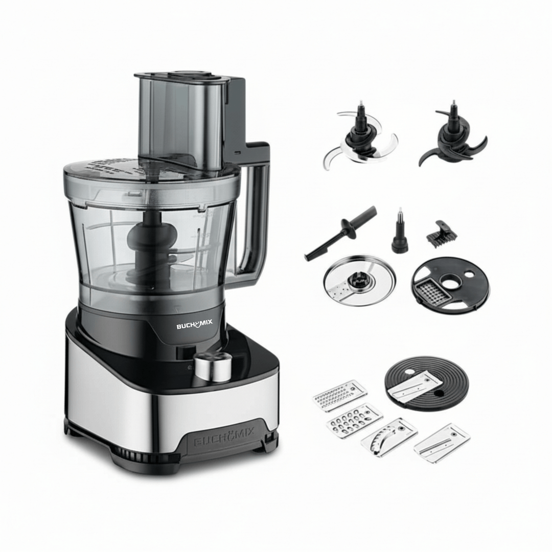 14 Cup All in 1 Pro Food Pocessor With Unbreakable BPA Free Bowl - 2025 UPGRADE - Buchymix UK