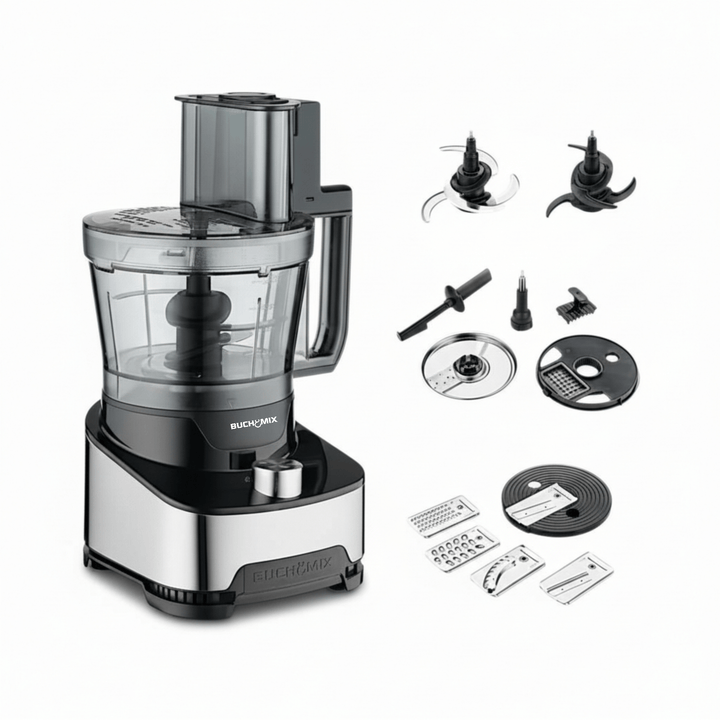14 Cup All in 1 Pro Food Pocessor With Unbreakable BPA Free Bowl - 2025 UPGRADE - Buchymix UK