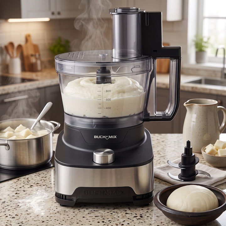 14 Cup All in 1 Pro Food Processor With Unbreakable BPA Free Bowl - Buchymix UK