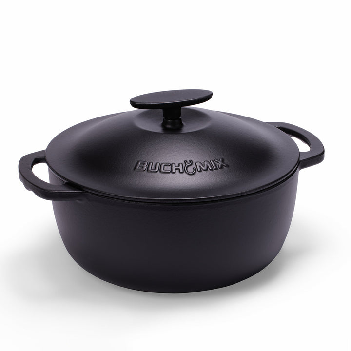 9.5L Enamelled Cast Iron Dutch Oven with Lid – 10 US qt - Buchymix UK