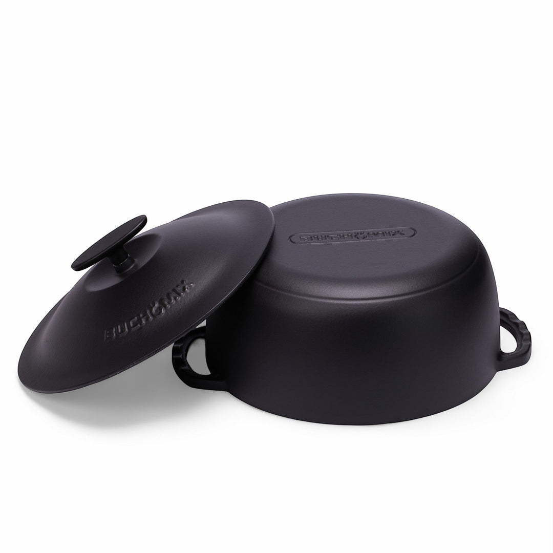 9.5L Enamelled Cast Iron Dutch Oven with Lid – 10 US qt - Buchymix UK