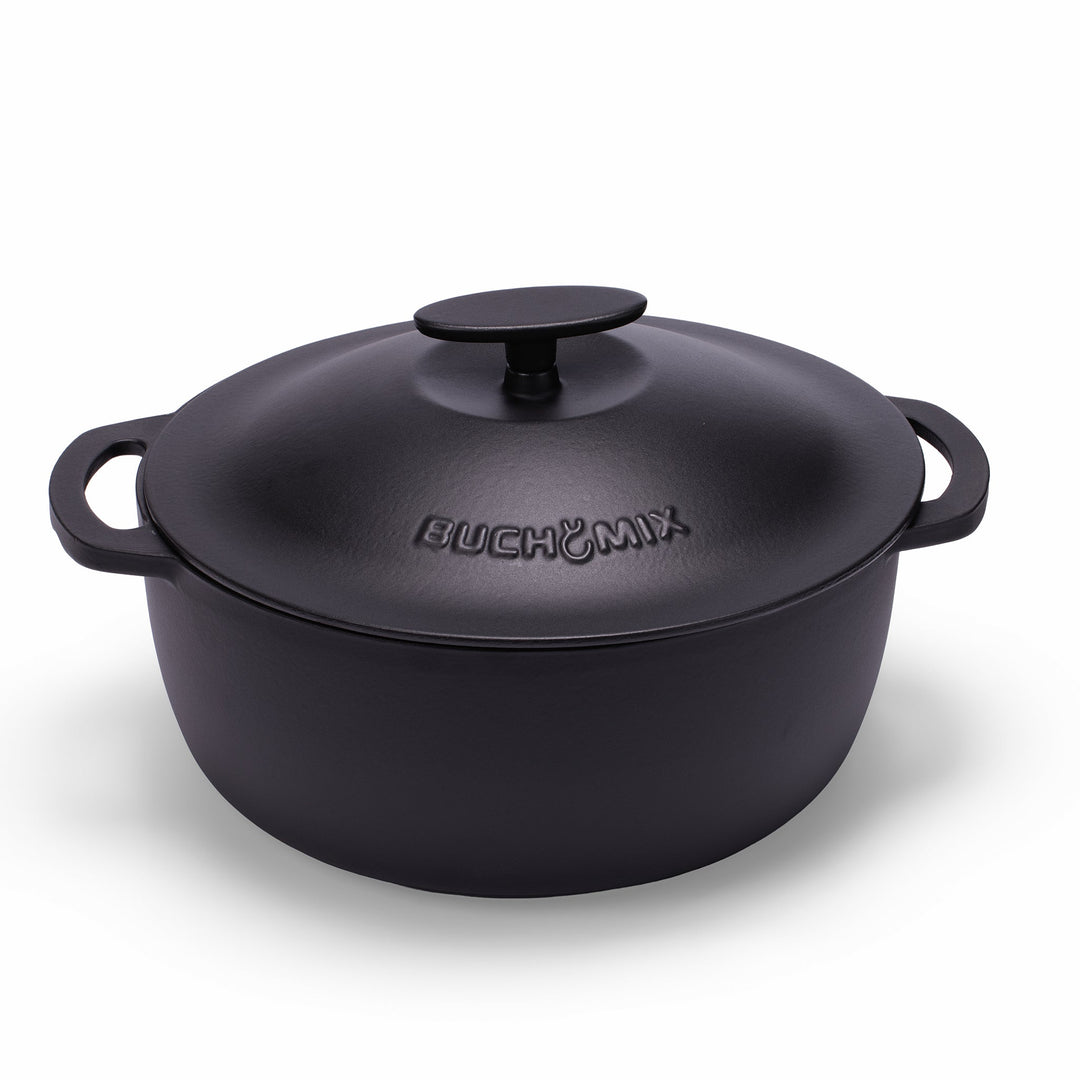 9.5L Enamelled Cast Iron Dutch Oven with Lid – 10 US qt - Buchymix UK