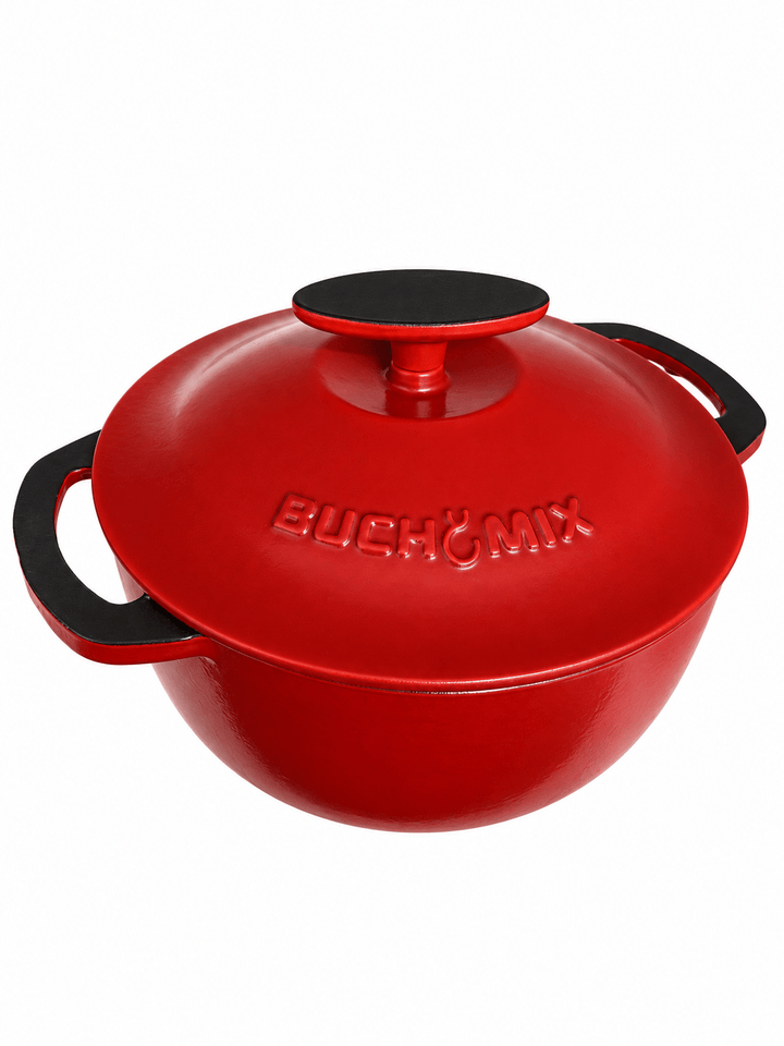 9.5L Enamelled Cast Iron Dutch Oven with Lid – 10 US qt - Buchymix UK