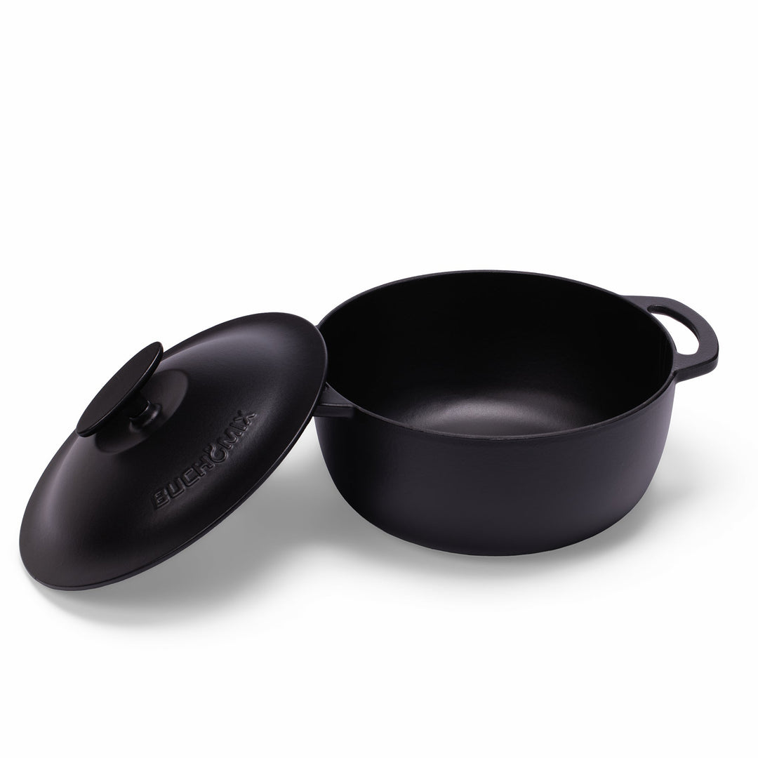 9.5L Enamelled Cast Iron Dutch Oven with Lid – 10 US qt - Buchymix UK