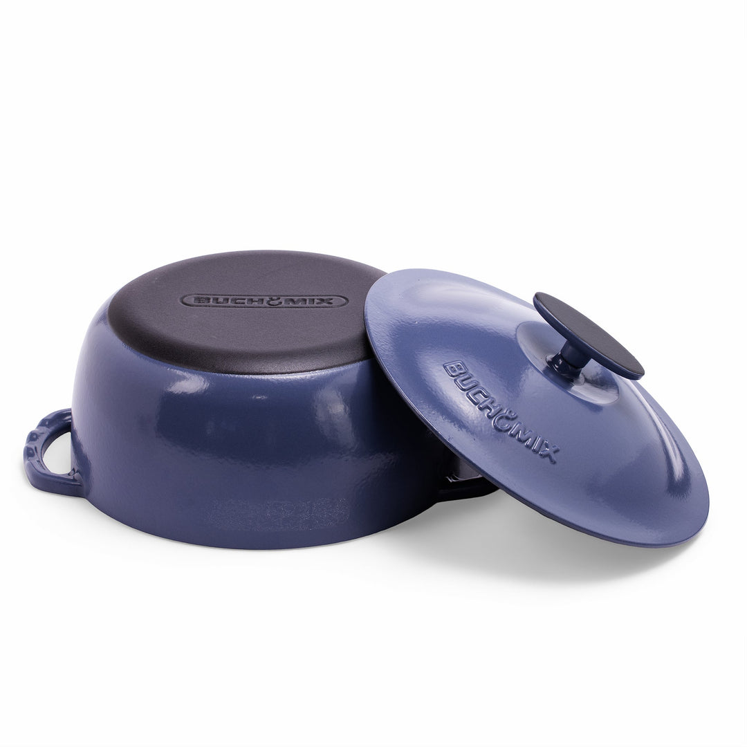 9.5L Enamelled Cast Iron Dutch Oven with Lid – 10 US qt - Buchymix UK