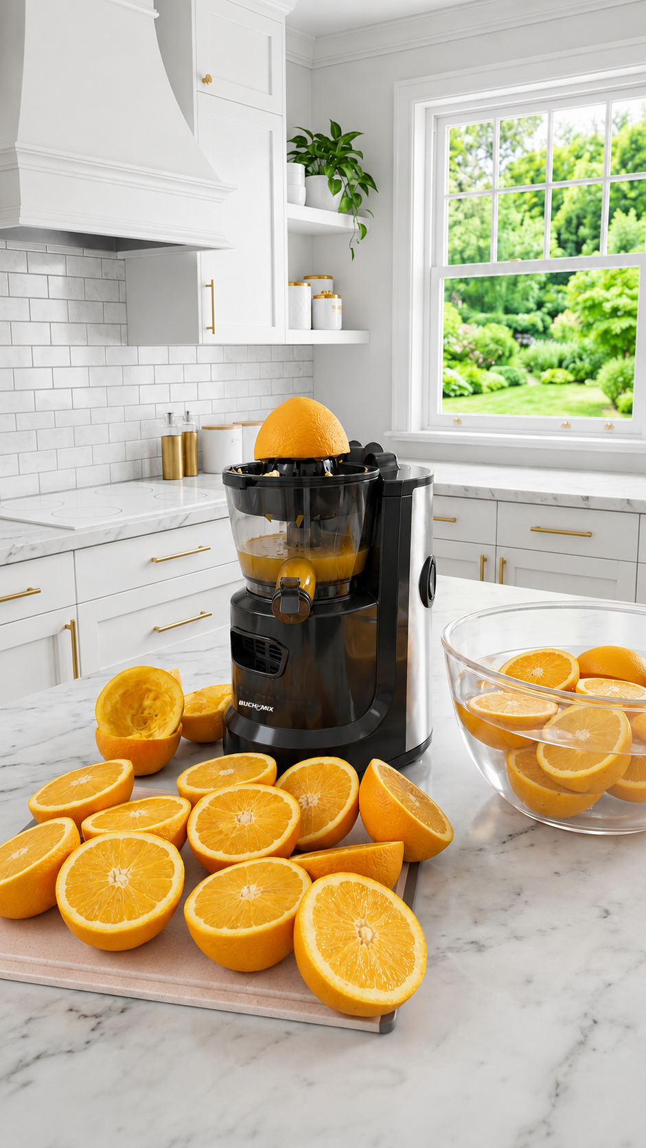 Multifunctional Hands Free Self Feeding Batch Juicer With Heavy Duty Motor