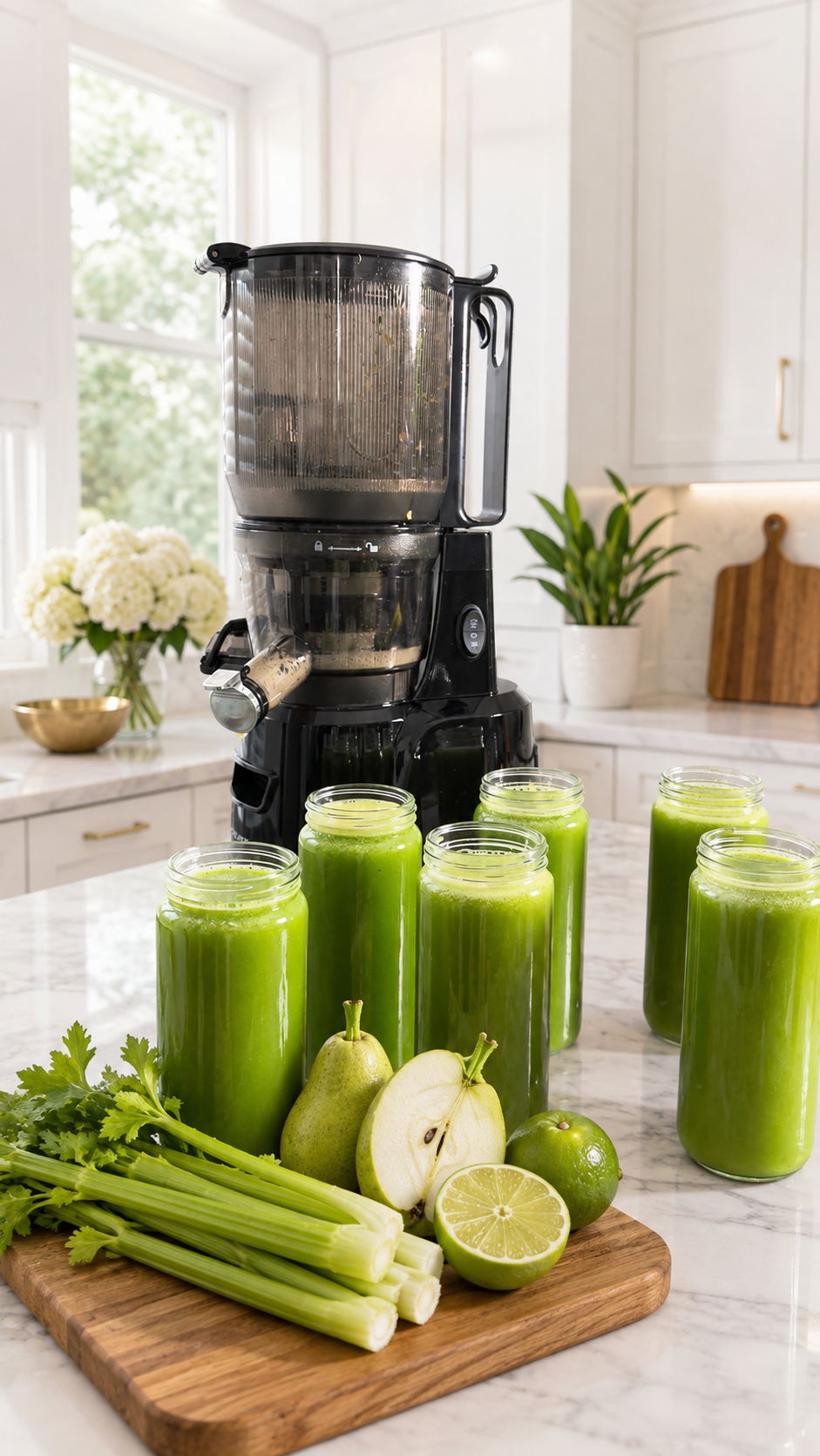 Multifunctional Hands Free Self Feeding Batch Juicer With Heavy Duty Motor