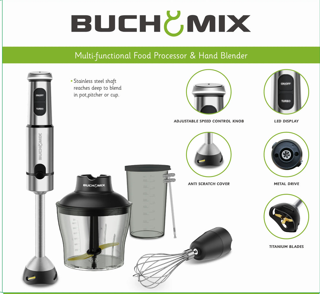 Multi function Food Chopper With Turbo Stick Immersion blender