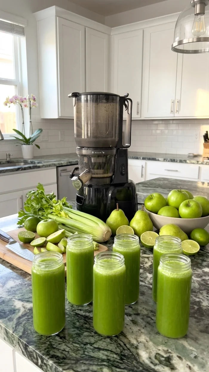 Hands Free Cold Pressed Batch Juicer With Heavy Duty Motor with Citrus Juicer