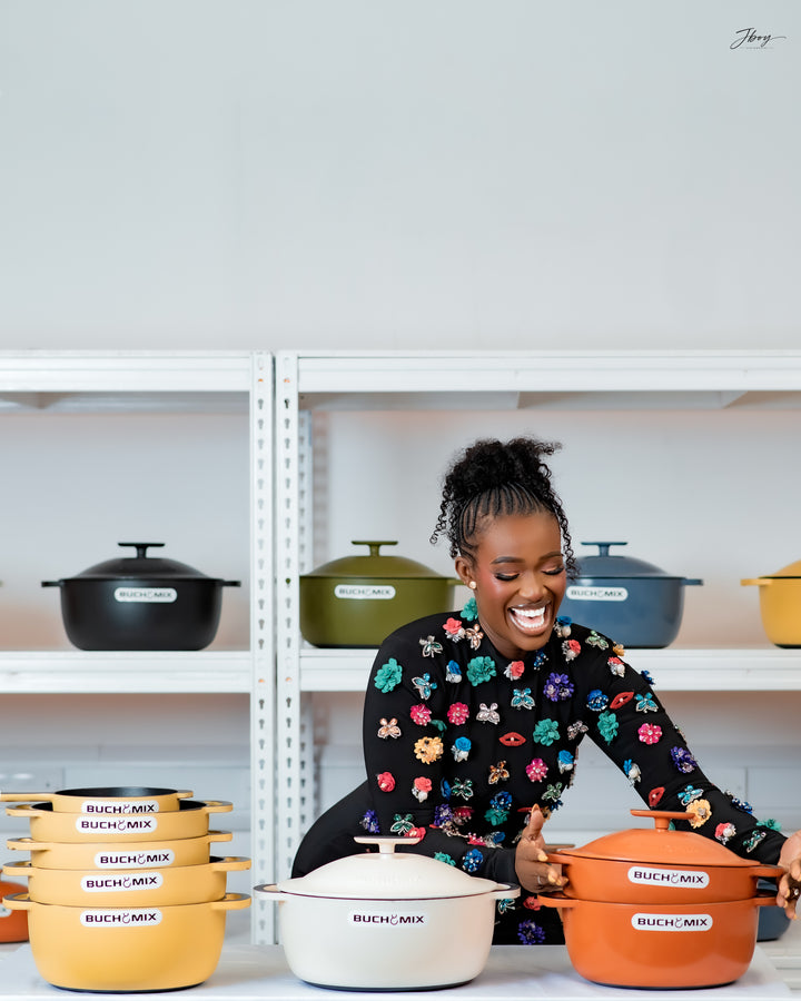 Full Set of 22-Piece Premium Enameled Cast Iron Cookware