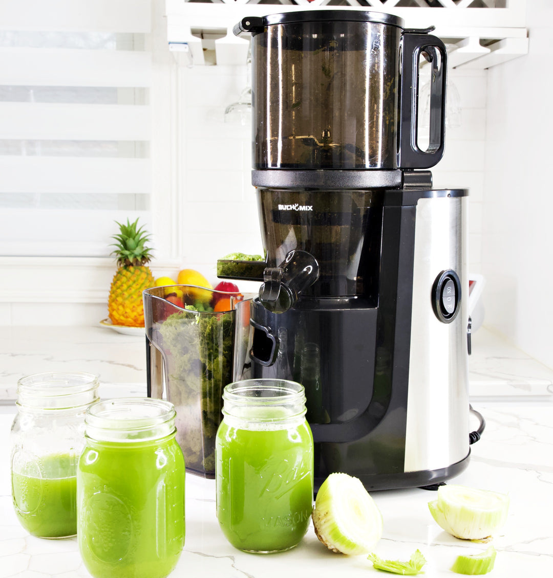 Multifunctional Hands Free Self Feeding Batch Juicer With Heavy Duty Motor