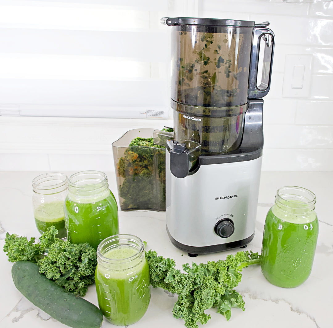 Hands-Free Automatic Feeding Cold Pressed Batch Juicer- No Citrus Attachment