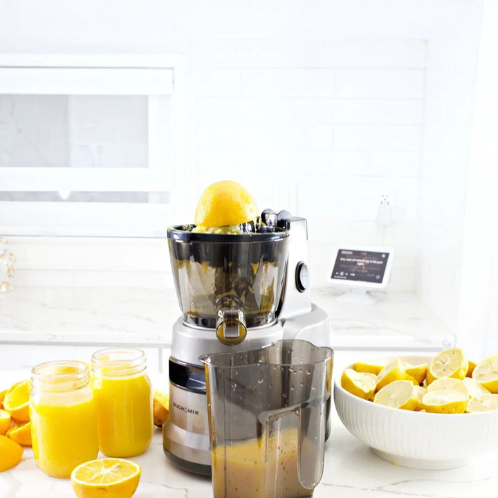 Hands Free Cold Pressed Batch Juicer With Heavy Duty Motor with Citrus Juicer