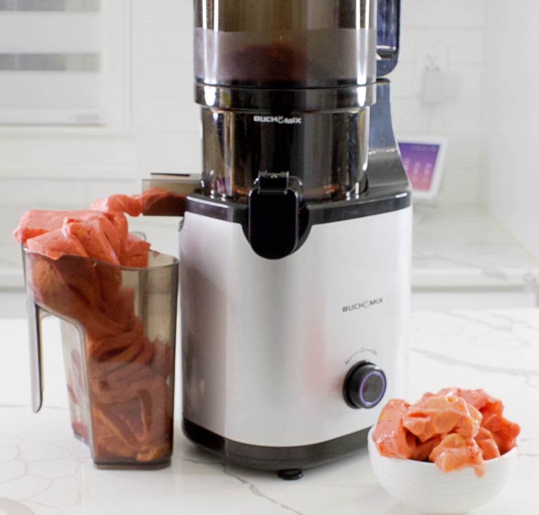 Hands-Free Automatic Feeding Cold Pressed Batch Juicer- No Citrus Attachment