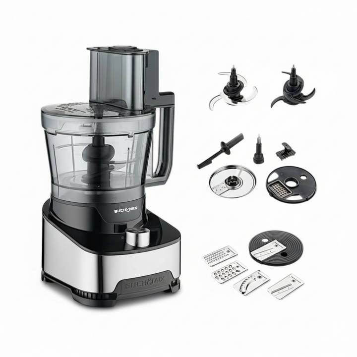 14 Cup All in 1 Pro Food Processor With Unbreakable BPA Free Bowl