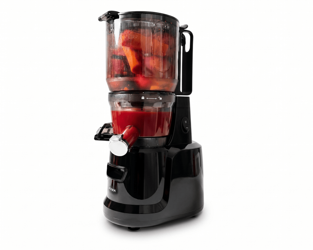 Hands Free Cold Pressed Batch Juicer With Heavy Duty Motor with Citrus Juicer - Buchymix UK