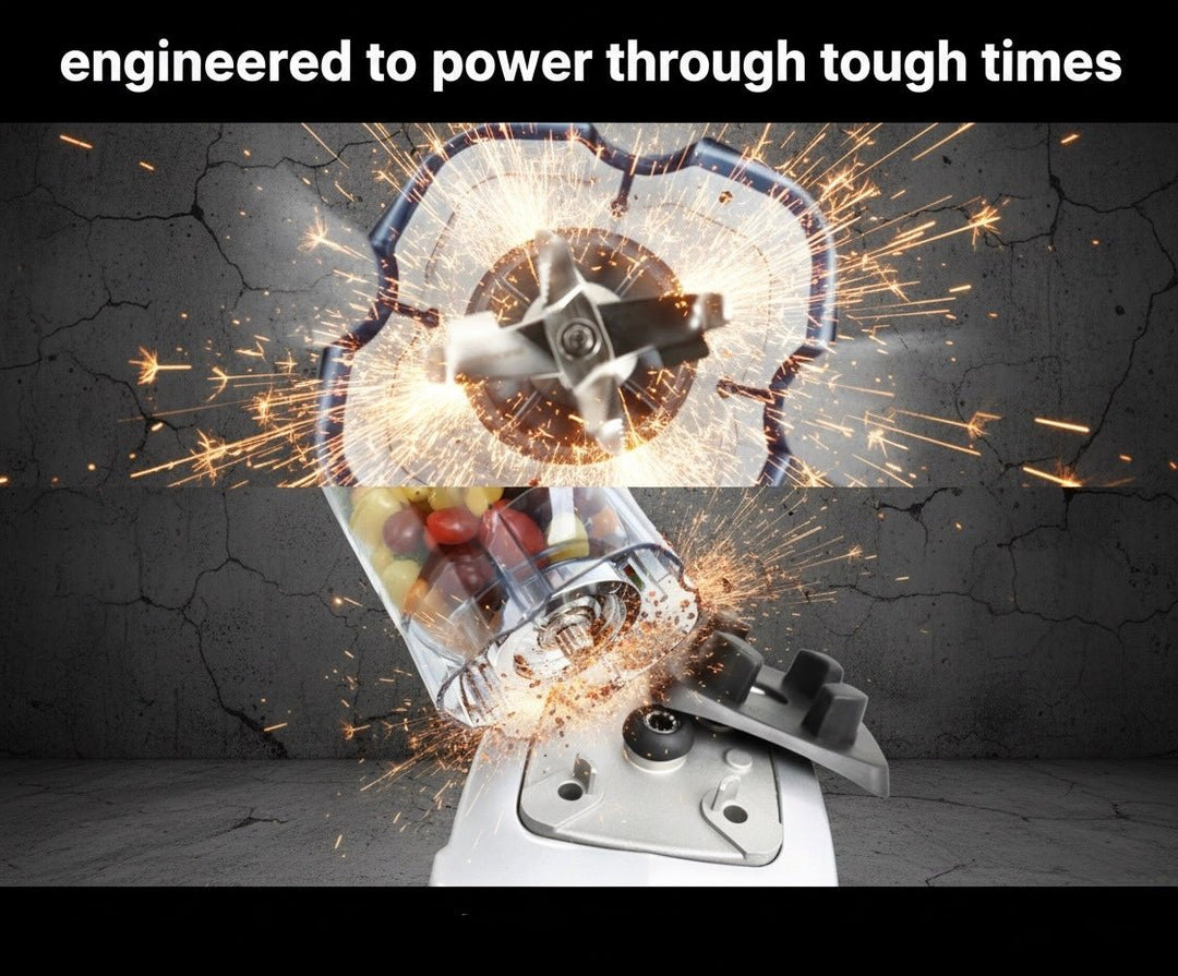 Powerful Utra Heavy Duty Turbocrush Blender - BPA Free - Buchymix UK