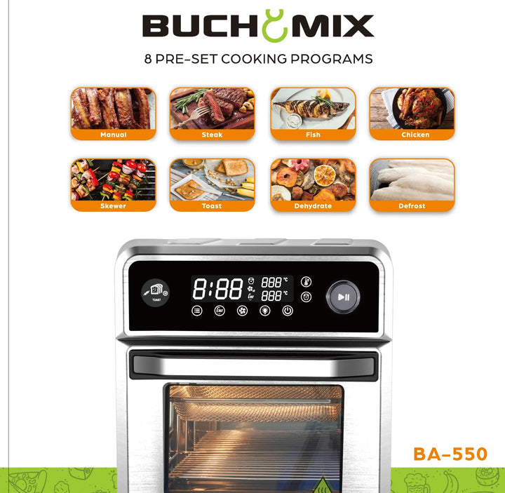 Premium 18L Multifunction Smart Air Fryer Oven - Buchymix UK