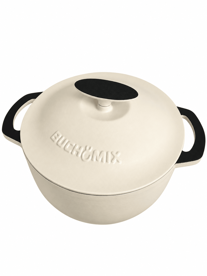 Premium Enameled Cast Iron Dutch Oven with Lid - Buchymix UK