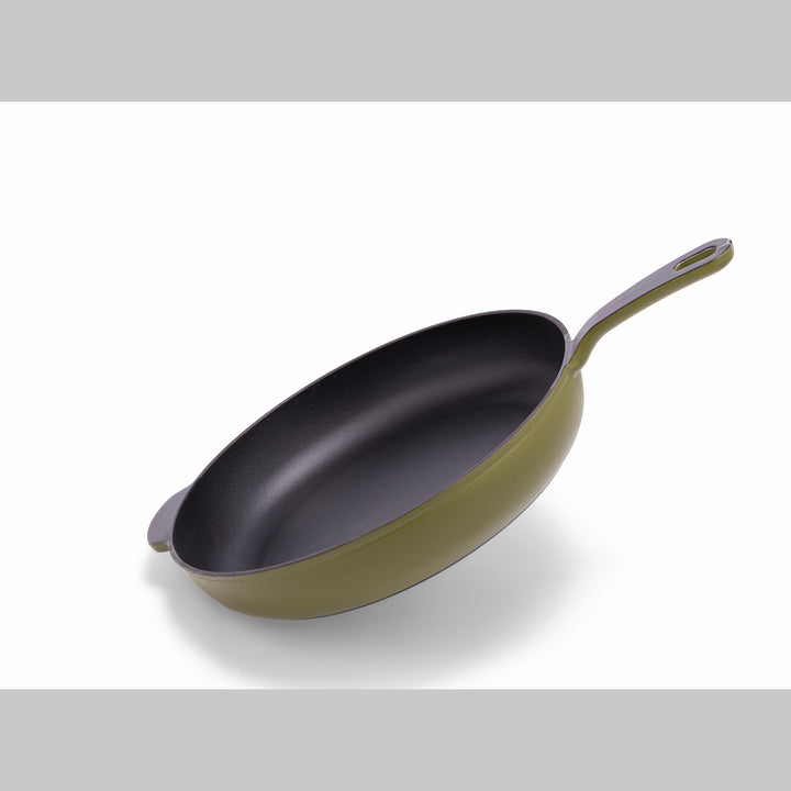Premium Enameled Cast Iron Skillet - Buchymix UK