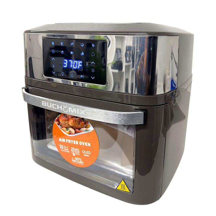 Premium Multifunction Smart Air Fryer Oven - All Stainless Steel Interior - Buchymix UK