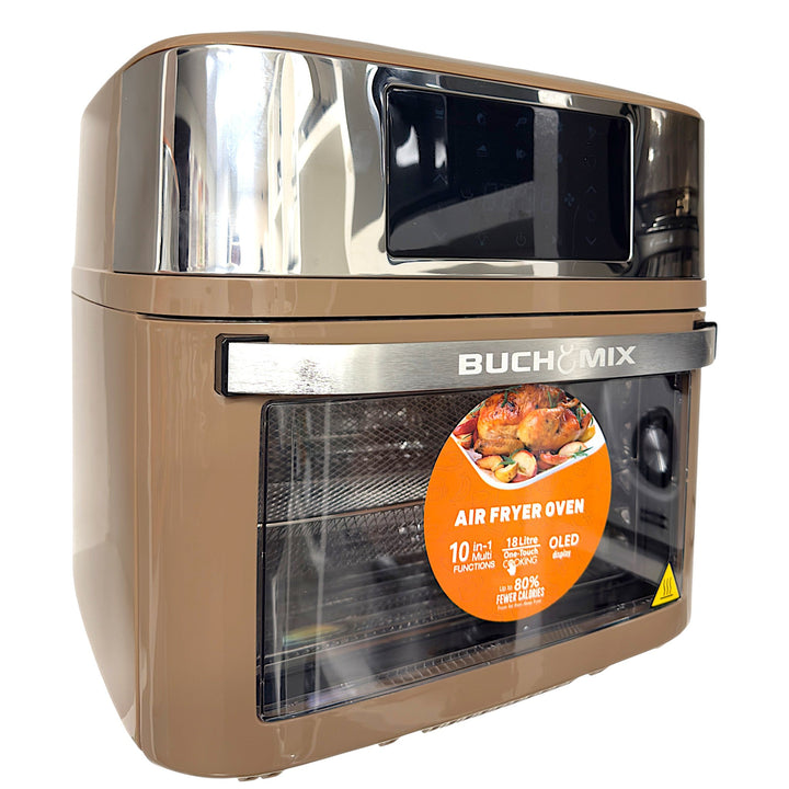 Premium Multifunction Smart Air Fryer Oven - All Stainless Steel Interior - Buchymix UK