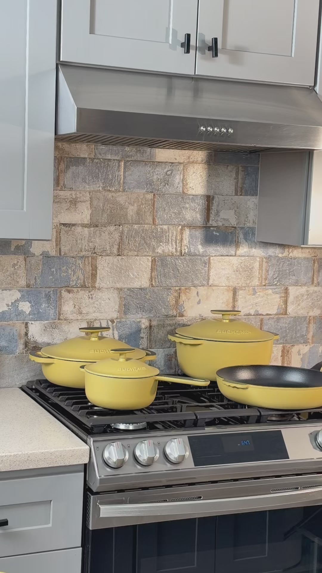 11-pieces Premium Enamel cast Iron Cookware