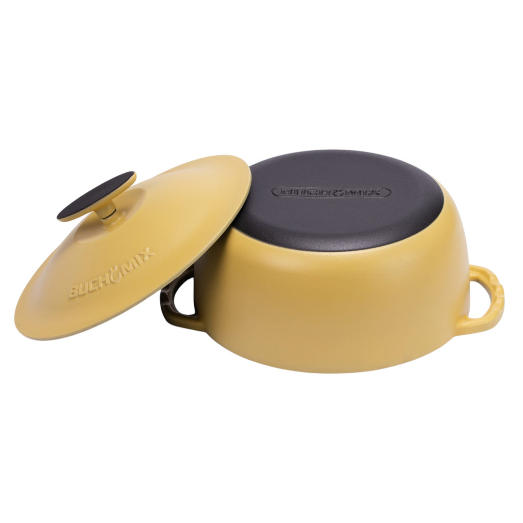 Full Set of 22-Piece Premium Enameled Cast Iron Cookware