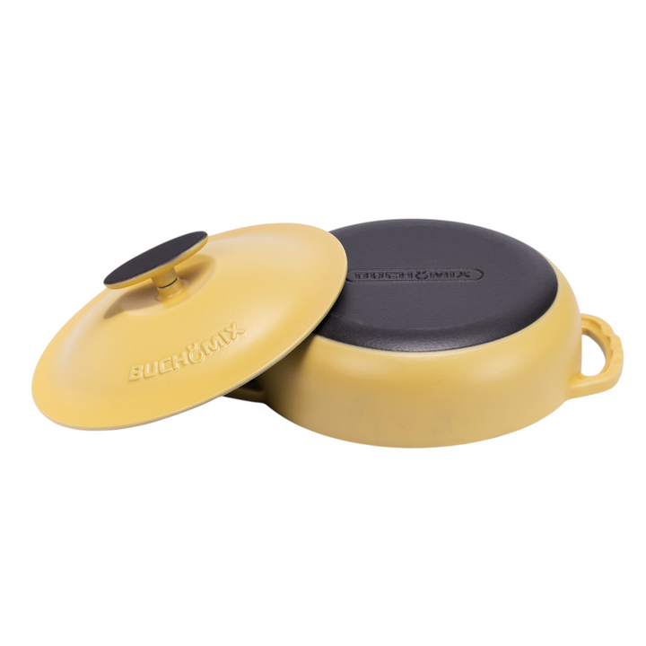 Full Set of 22-Piece Premium Enameled Cast Iron Cookware