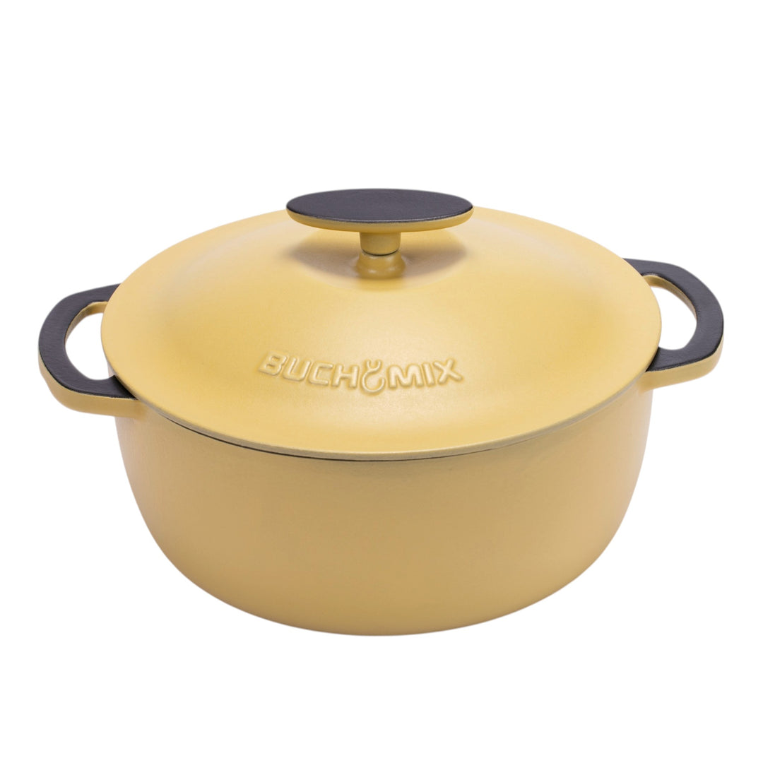 Full Set of 22-Piece Premium Enameled Cast Iron Cookware